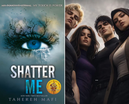 Absolutely epic ✨SHATTER ME✨ series cover photo collage