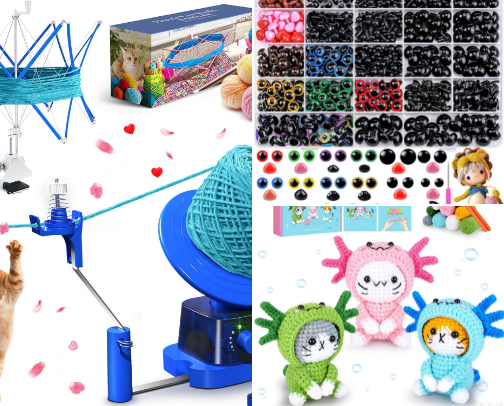 Crochet & Crafting Must-Haves cover photo collage