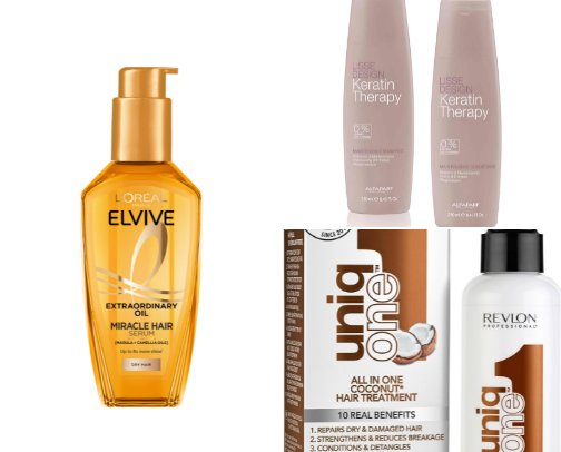 Hair products 🎀 cover photo collage