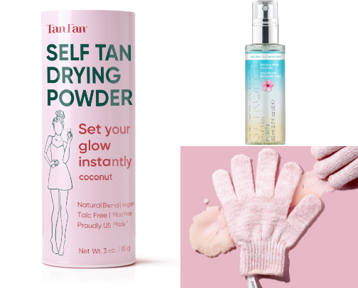 Self Tan Favs👙 cover photo collage