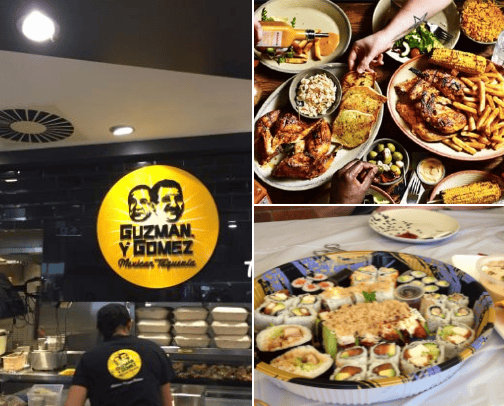 Food and dining cover photo collage