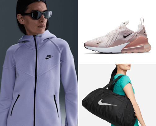 Nike athletic women cover photo collage