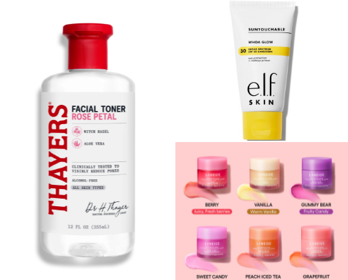 My favorite beauty recs cover photo collage