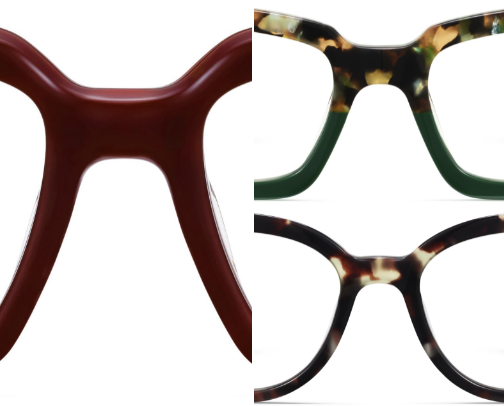 Chic glasses for the ladies cover photo collage