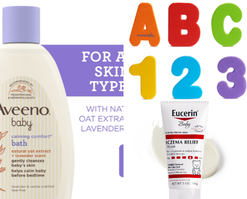 Toddler bath-time must haves 🛁 cover photo collage