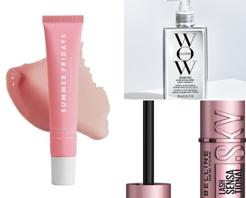 beauty essentials. cover photo collage