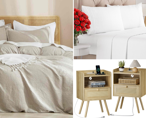 Light and beautiful coastal bedroom idea! Wake up and feel relaxed cover photo collage