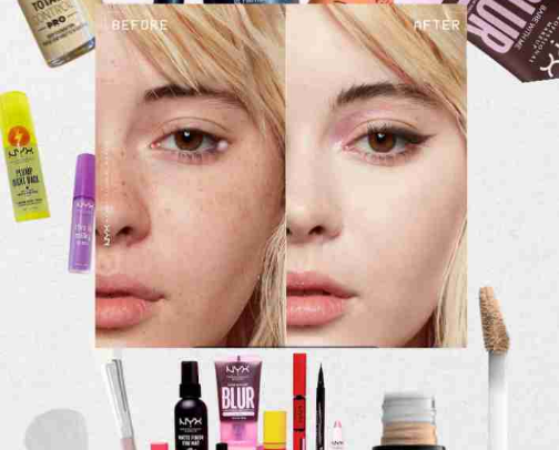 NYX makeup – bold colors and endless creativity cover photo collage