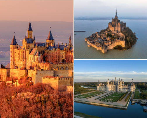 Breathtaking castles you need to visit cover photo collage