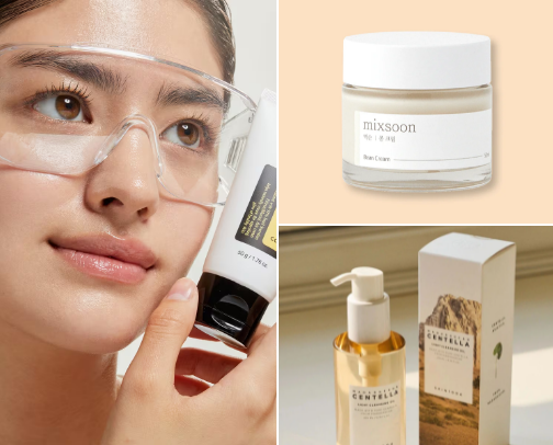 Achieving Glass Skin: Essential Skincare Products✨ cover photo collage