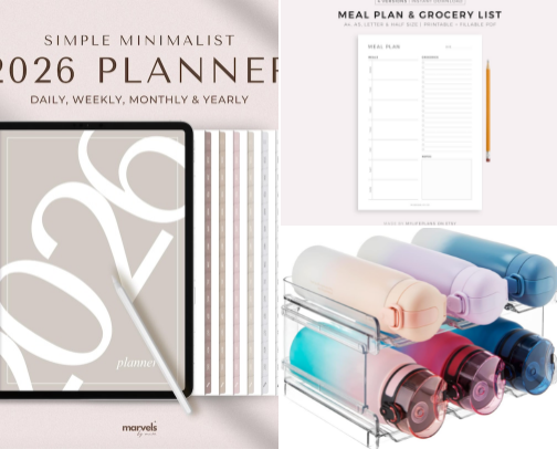 Products That Help Me Stay Organized cover photo collage