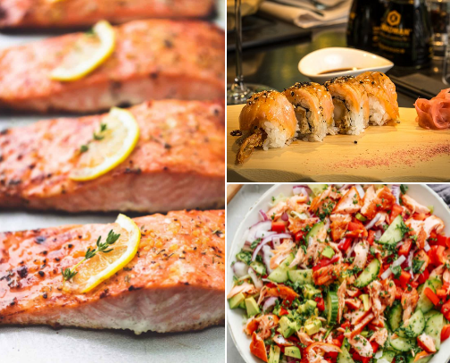 Healthy meals cover photo collage