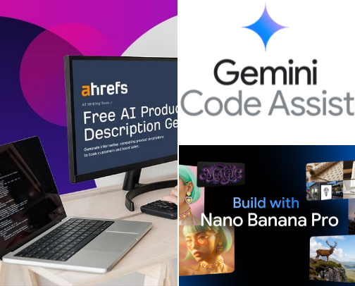 Google AI Studio Roadmap: Learn, Build & Create with Gemini cover photo collage