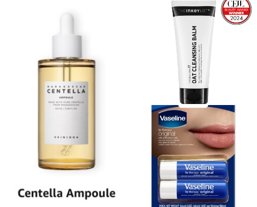 Skincare for glow skin cover photo collage