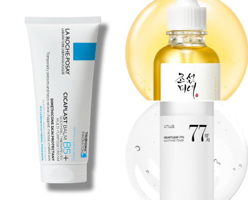 My Holy Grail Beauty Products for Glass Skin ✨ cover photo collage