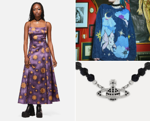 Whimsigoth clothes and accessories that I love ✨ cover photo collage