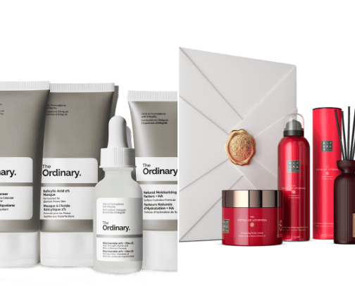 skin care and make up  cover photo collage