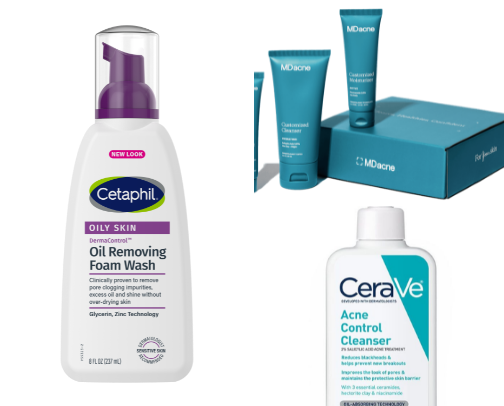 Facial Cleansers for People Who Suffer From Break Outs cover photo collage