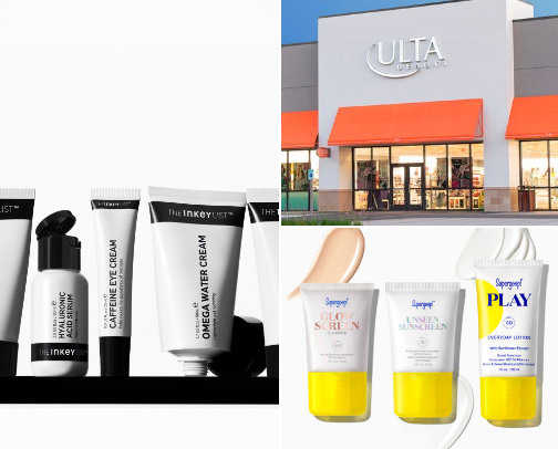 Skin care cover photo collage