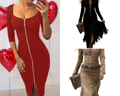 Dresses in Classy Styles for Wearing During Leisure Outings & Get-togethers cover photo collage
