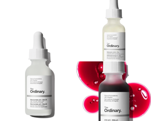 Simple & Smart skincare: the best of The Ordinary cover photo collage