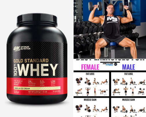 Health & Fitness cover photo collage