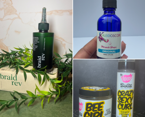 Hair & scalp cover photo collage