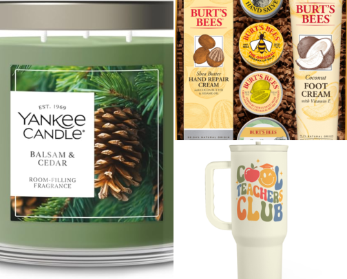 Teacher Christmas Gifts Under $25 cover photo collage