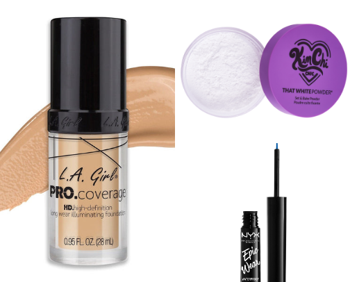 Alt makeup products cover photo collage