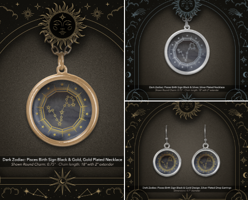 Pisces Birth Sign cover photo collage