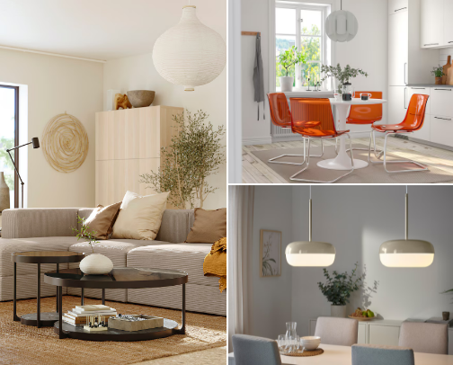 Interior design cover photo collage