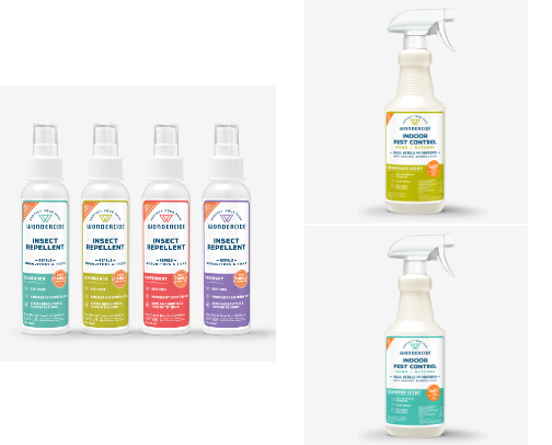 Nature's Little Bug Bouncers (Wondercide Favorites) cover photo collage