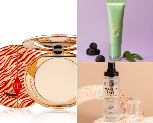 Essential makeup must haves!! cover photo collage