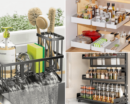 Kitchen Organization Favorites cover photo collage