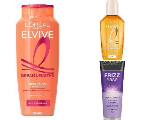 My holy grail hair products cover photo collage