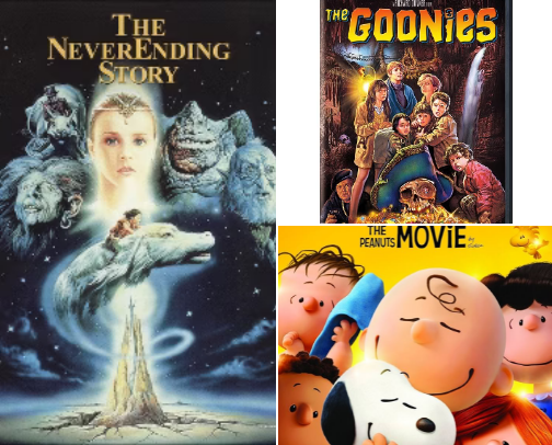 Family-Friendly Movies & Books cover photo collage
