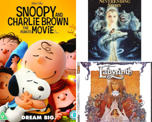 Family-Friendly Movies & Books cover photo collage