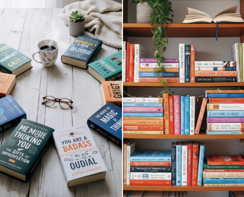 A Must-Have Books for Anyone Who Keeps Making Themselves Small cover photo collage