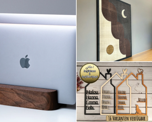 Unique Products from ETSY cover photo collage