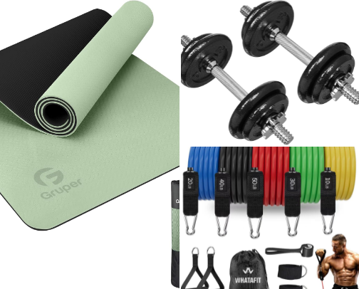 Home Workout Essentials – Effective Fitness Without Leaving Home cover photo collage