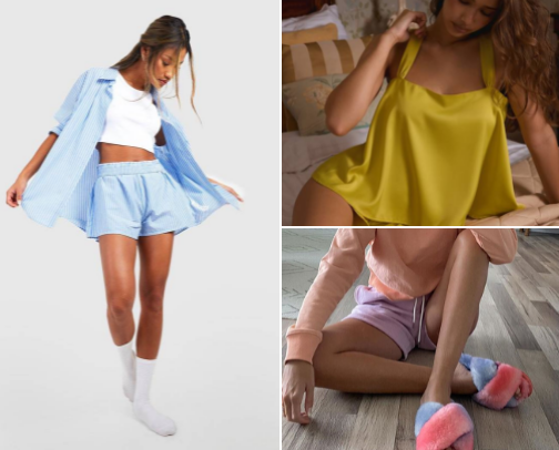 Chic Sleep & Loungewear cover photo collage