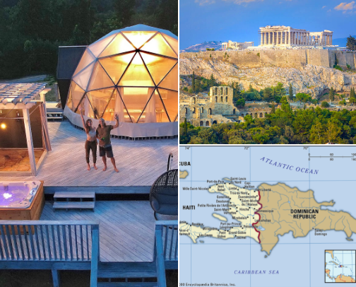 Beautiful Getaways. cover photo collage