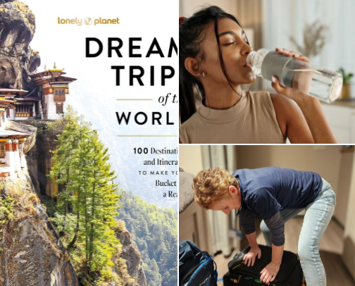 Travel Vibes 🌿✨ cover photo collage