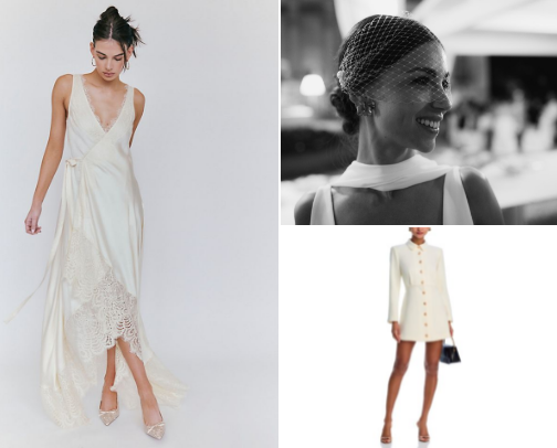 Courthouse wedding inspo cover photo collage