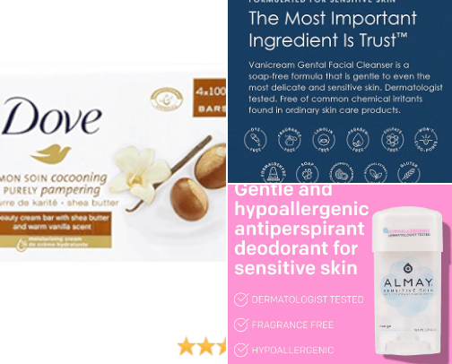Body care cover photo collage