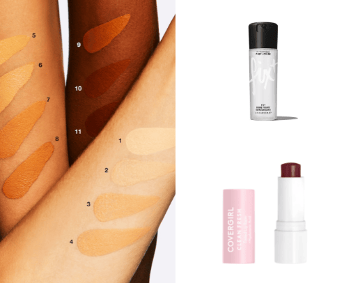 Higher end make up finds for mature skin cover photo collage