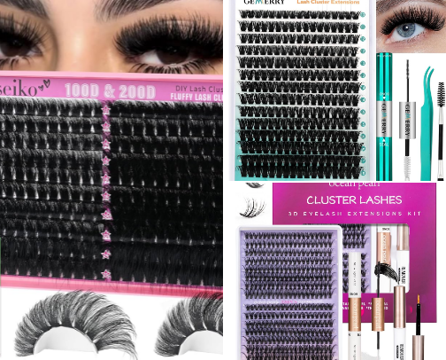 Lash Clusters - THE BEST cover photo collage