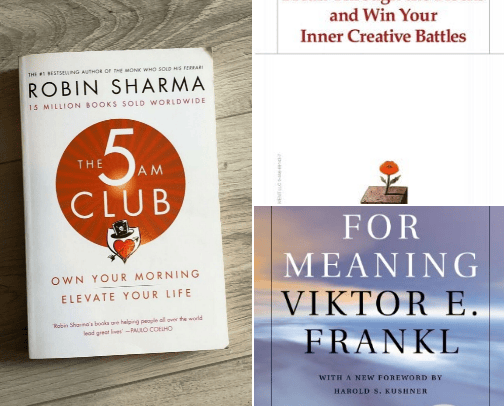 7 Books to Beat Laziness cover photo collage