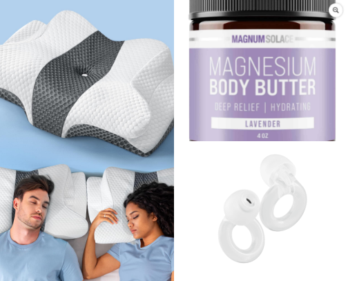 Sleep Essentials ✨💤 cover photo collage