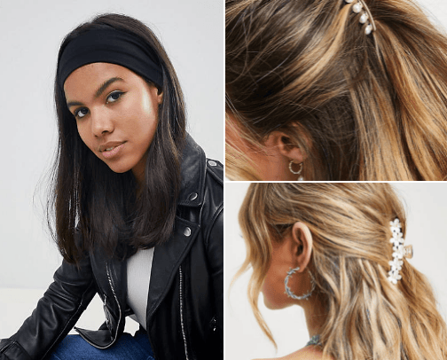 hair accessories 🫶🏻 cover photo collage